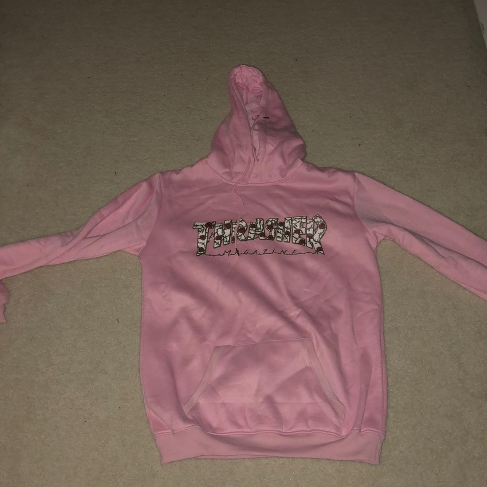 Pink Rose Thrasher hoodie